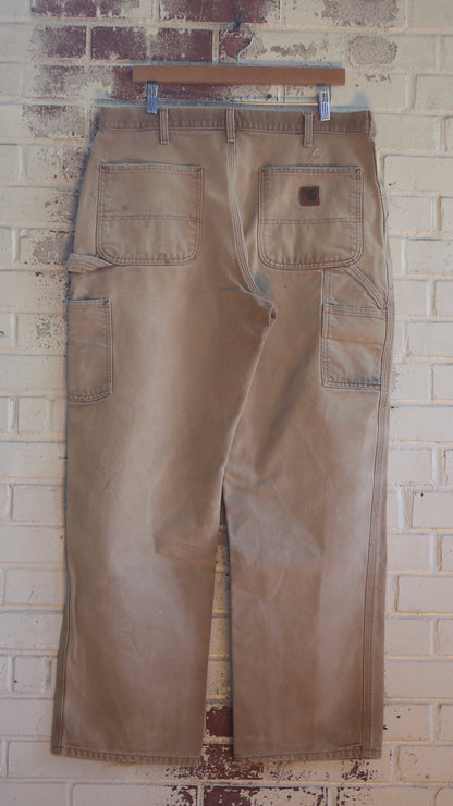 35x29 Tan Carhartt Pants