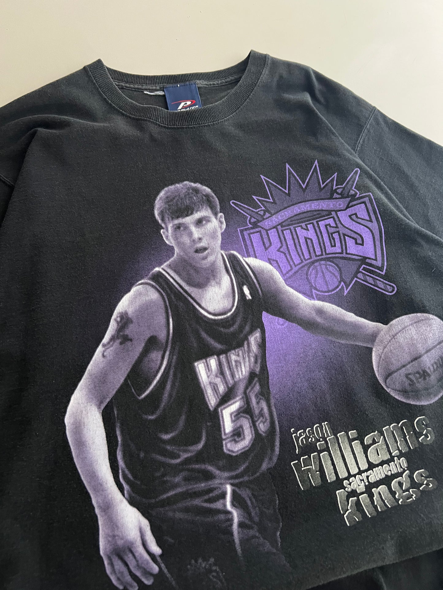 Large 2000s Sacramento Kings Jason Williams T-shirt