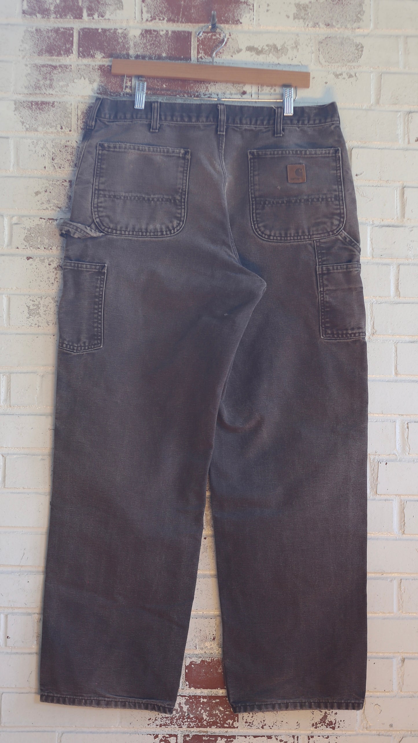 35x31 Mocha Carhartt Carpenter Pants