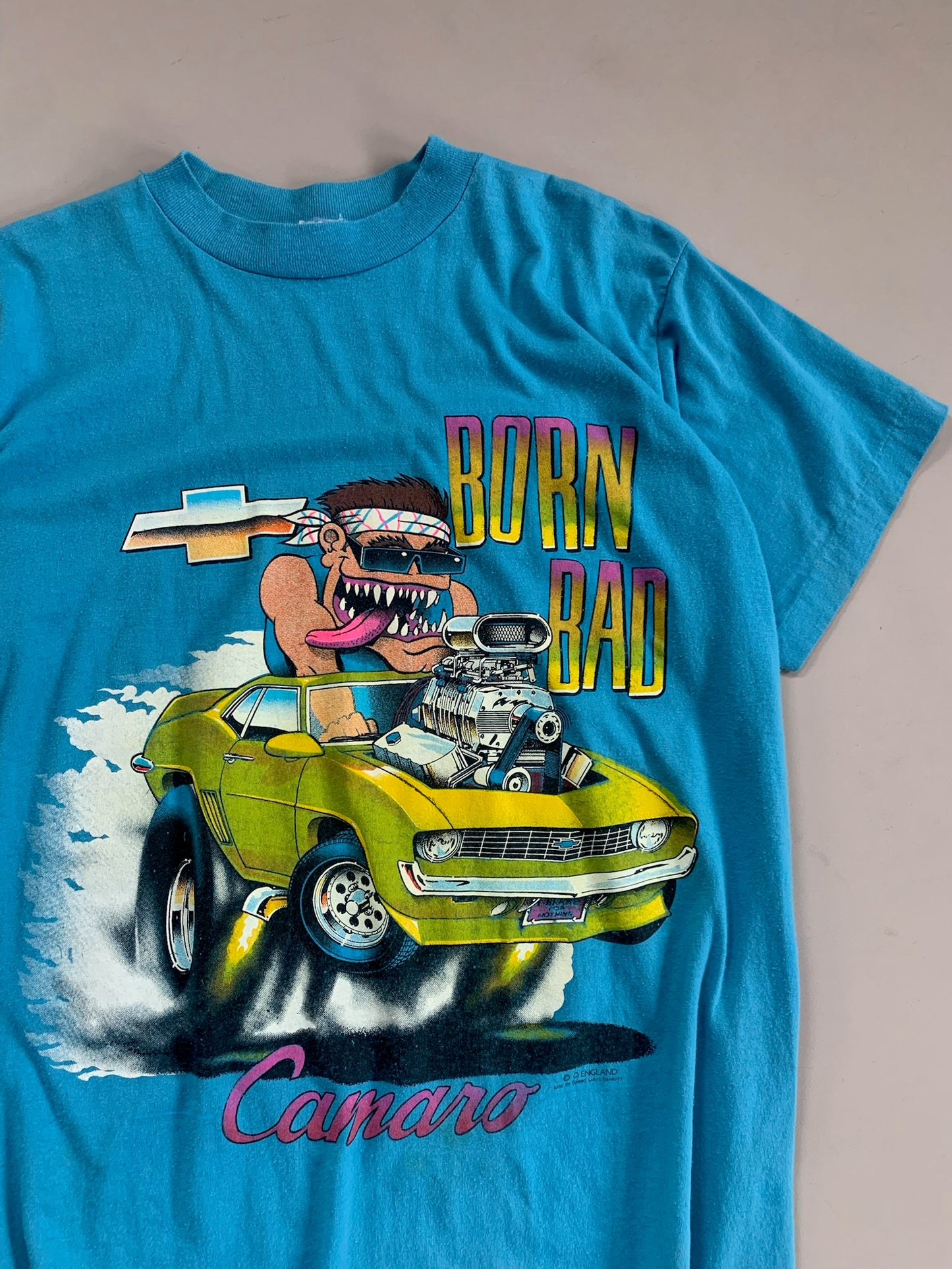 XL 80s Born Bad Chevy Camaro T-shirt