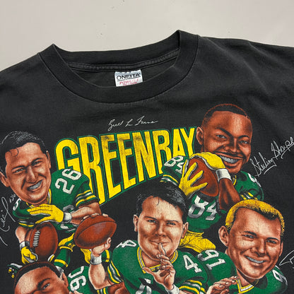 XL 1990s Green Bay Packers Caricature T-shirt