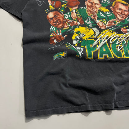 XL 1990s Green Bay Packers Caricature T-shirt