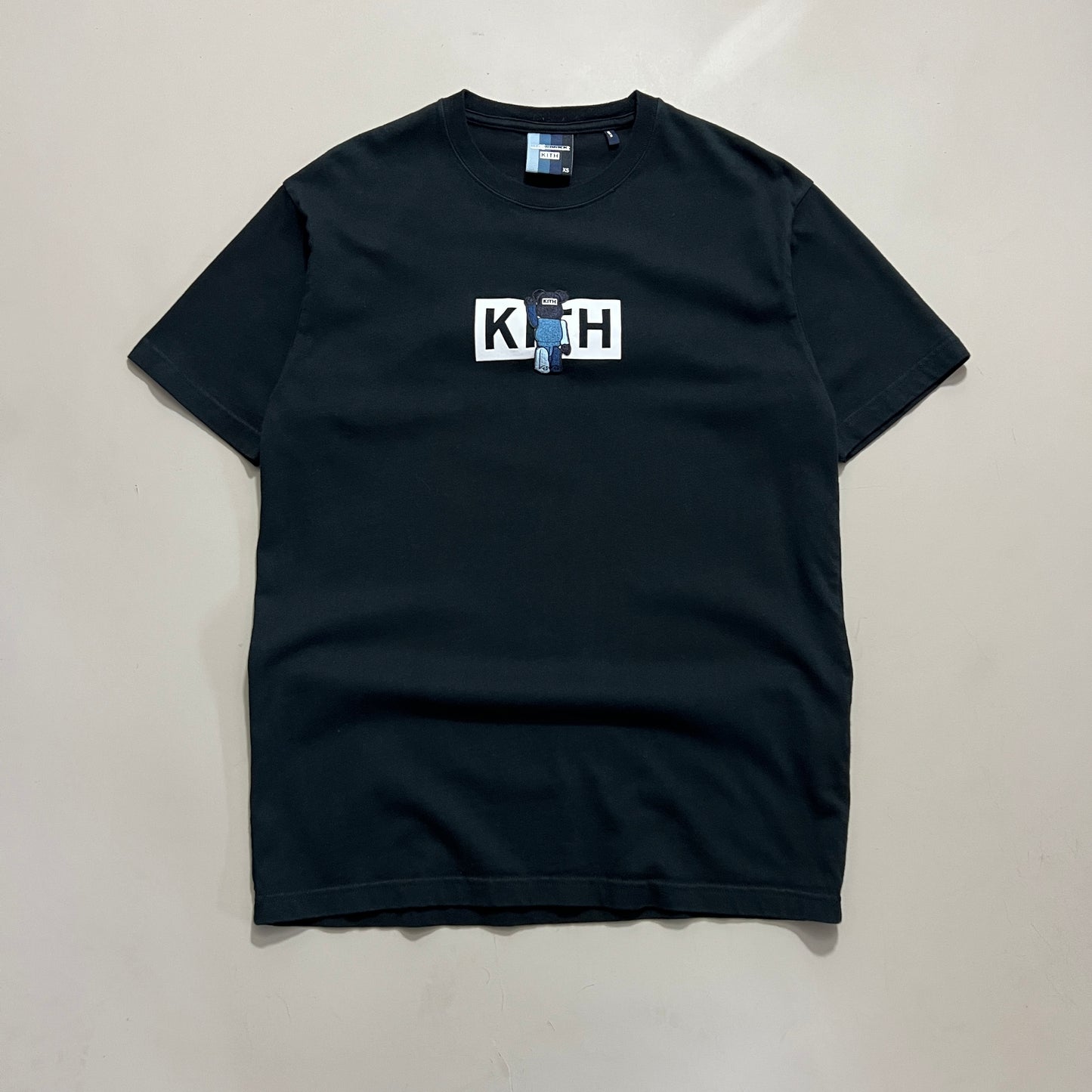 XS Kith x Bear Brick Black T-shirt