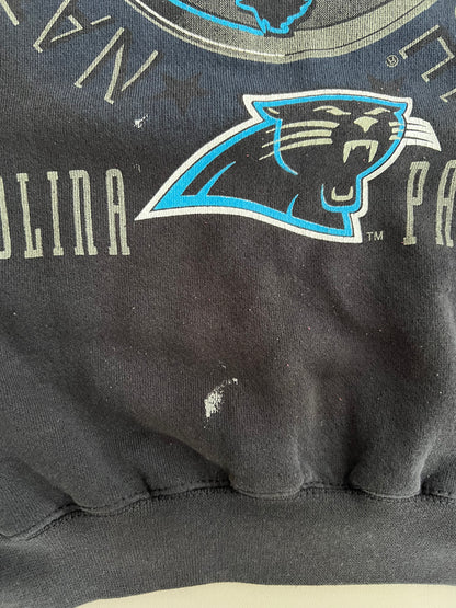 Large 1993 Carolina Panthers Discus Sweatshirt