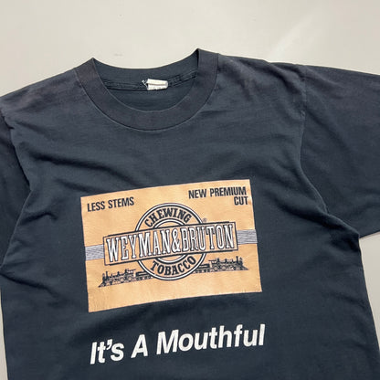 Large 1980s Weyman & Bruton Tobacco T-shirt