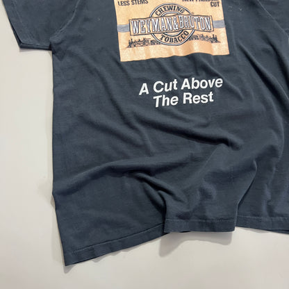 Large 1980s Weyman & Bruton Tobacco T-shirt