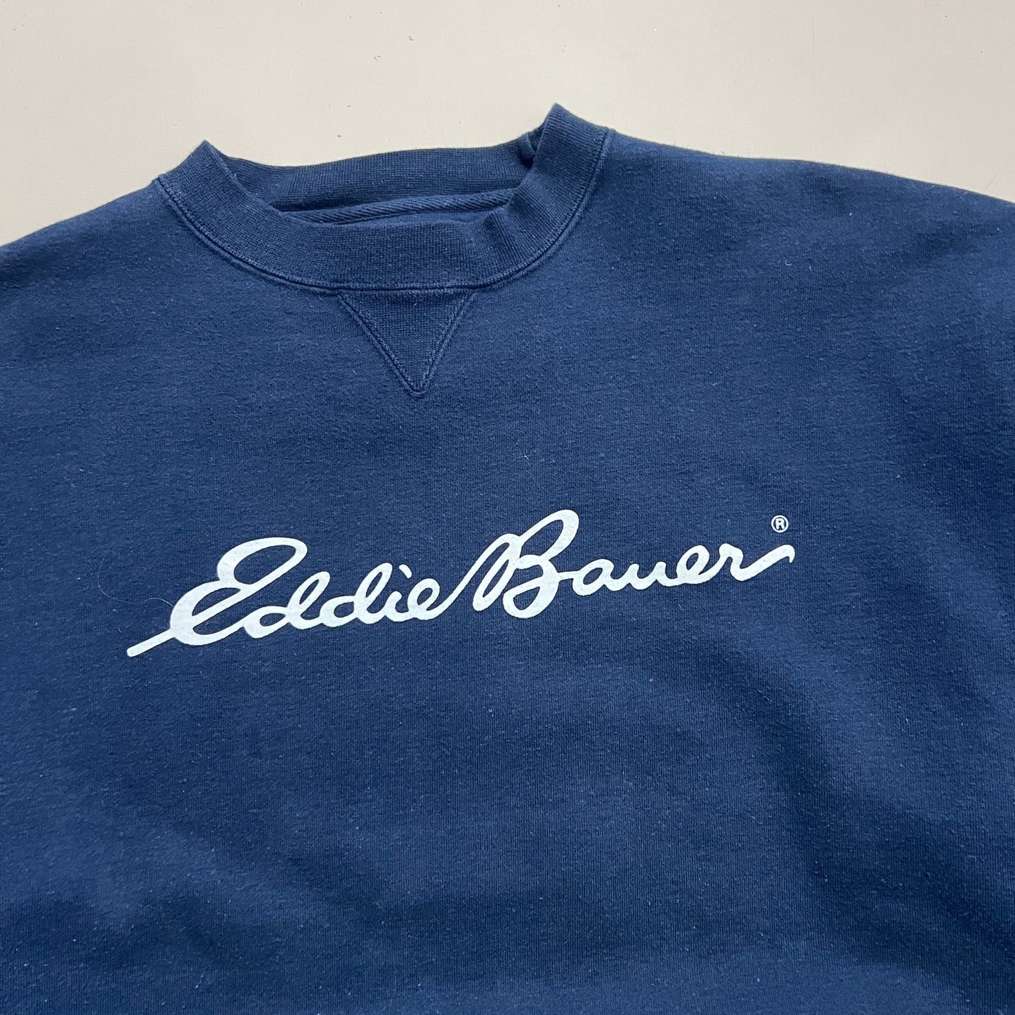 XL 2000s Eddie Bauer Navy Sweatshirt