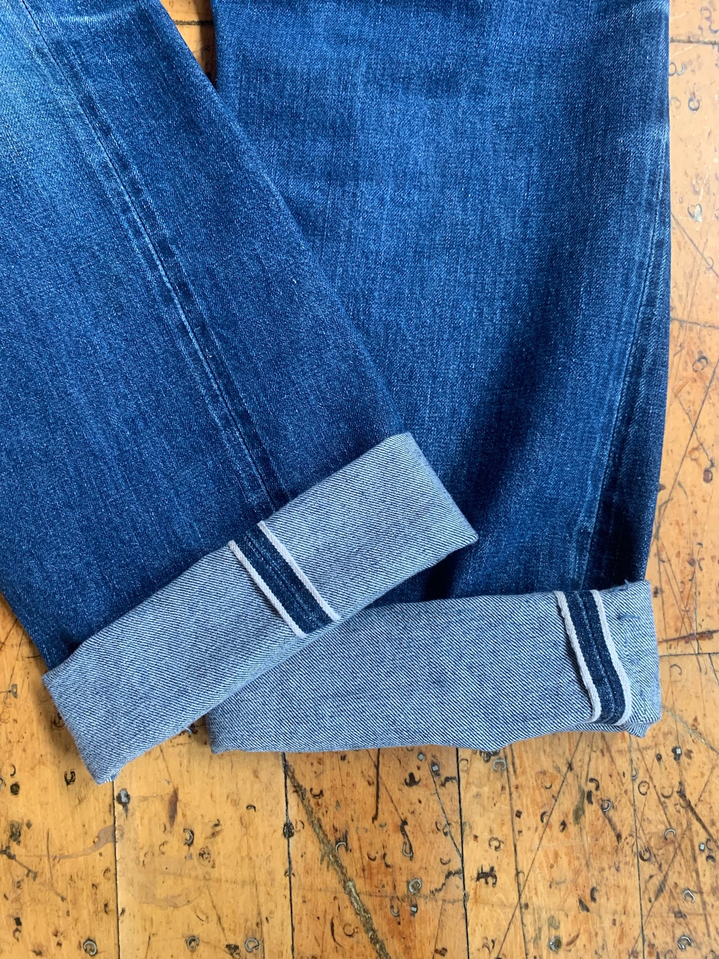 35x34 1970s Worn Levi's 501 Selvedge Denim Jeans