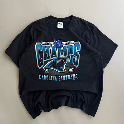 XL 1996 Carolina Panthers West Div Champs T-shirt