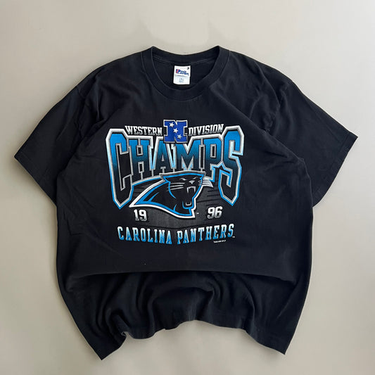 XL 1996 Carolina Panthers West Div Champs T-shirt