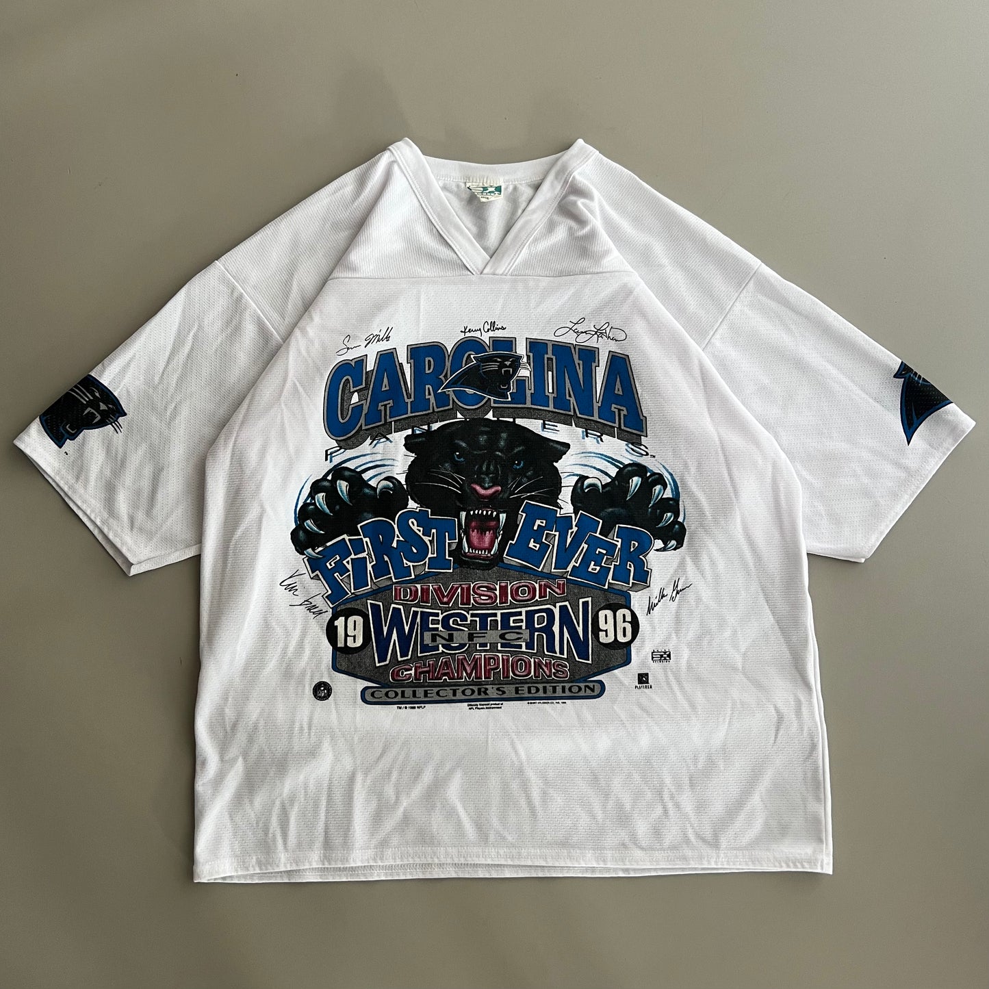 Large 1996 Carolina Panthers Division Champs Jersey