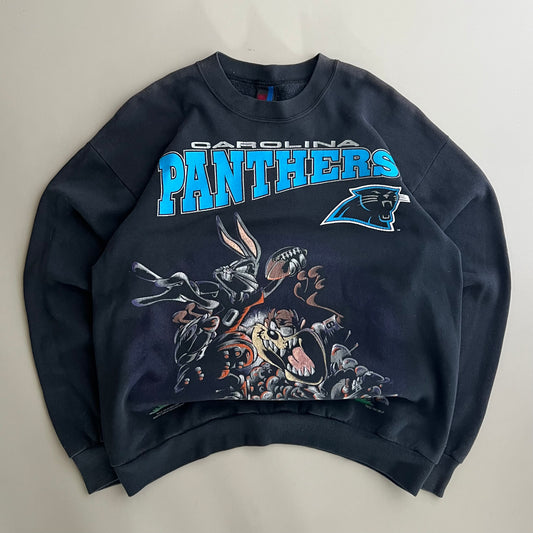 Large 1994 Carolina panthers Looney Tunes Sweatshirt