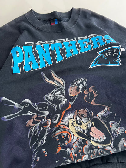 Large 1994 Carolina panthers Looney Tunes Sweatshirt