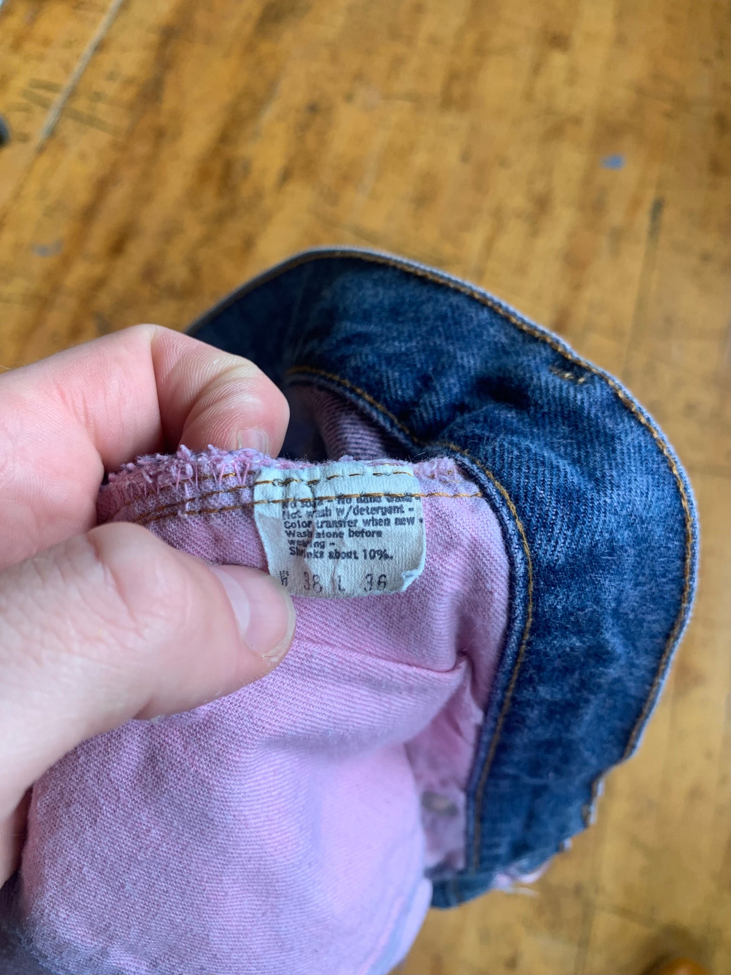 34"x32" 1970s Levi's Selvedge 501
