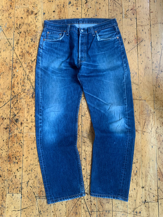 34x30 2001 Distressed Levi's 501