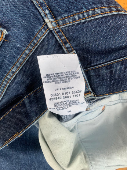 34x30 2001 Distressed Levi's 501