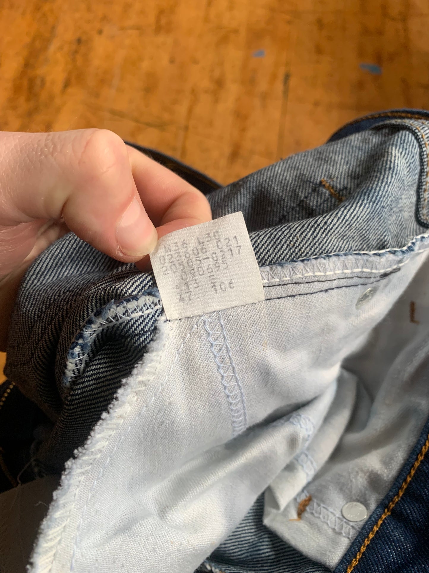 36x30 70s Levi's Orange Tab 505