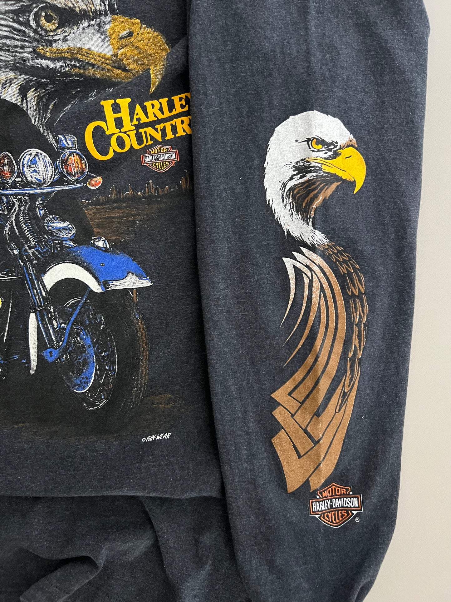 XL 90s Harley Davidson Country Longsleeve T-shirt