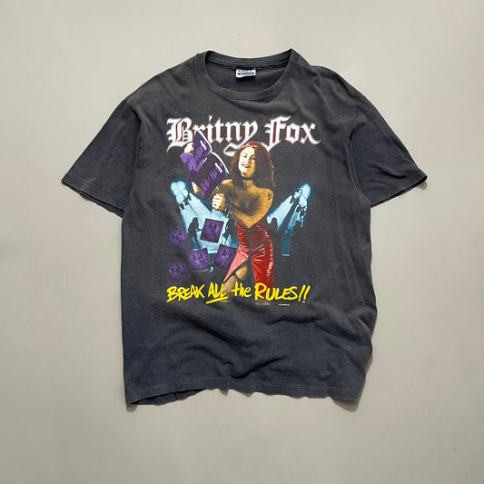 XL 1989 Britny Fox Break All The Rules T-Shirt