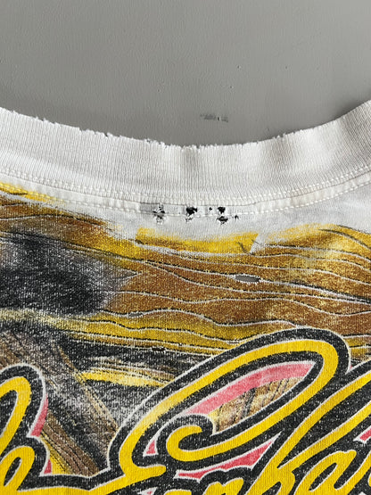 XL 2000 Dale Earnhardt Black Gold AOP T-shirt