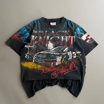 Large 90s Dale Earnhardt The Black Knight T-shirt