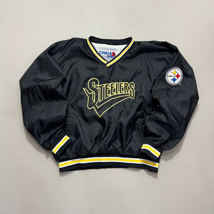 XL 80's Chalk Line Steelers Windbreaker