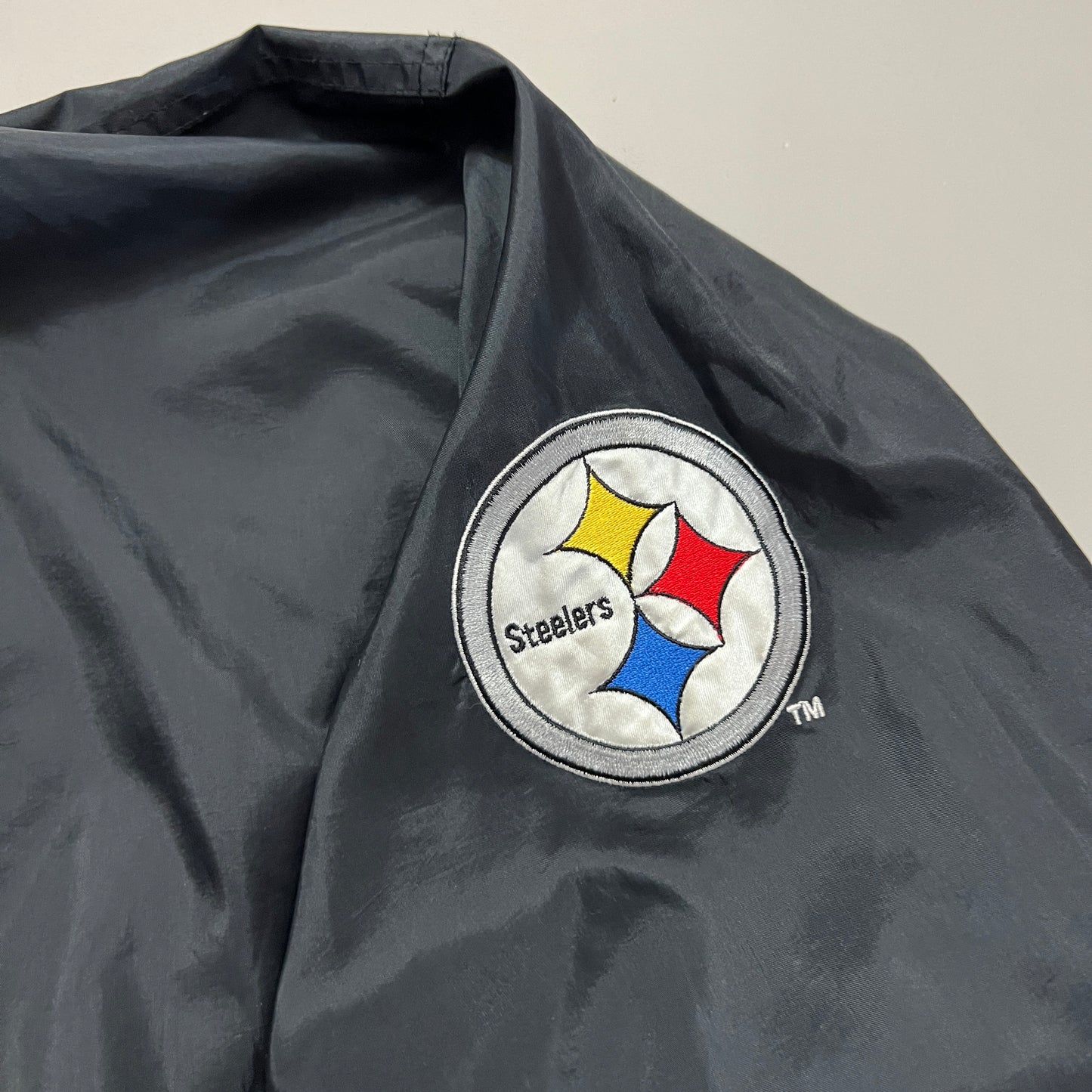 XL 80's Chalk Line Steelers Windbreaker