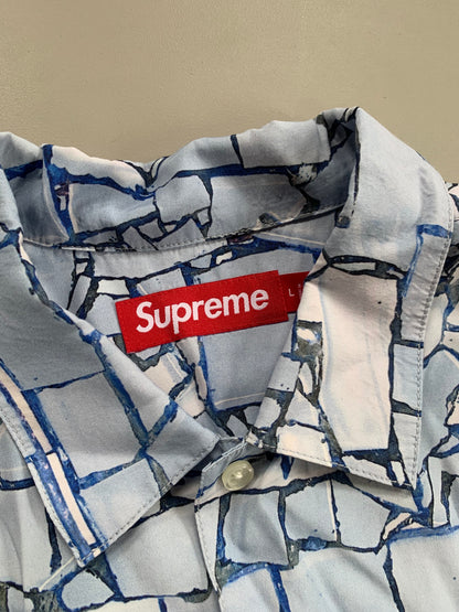Large Supreme Mosaic Button Shirt
