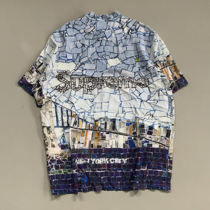 Large Supreme Mosaic Button Shirt