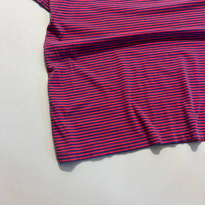 Polo Ralph Lauren Navy Red Striped V-Neck T-Shirt