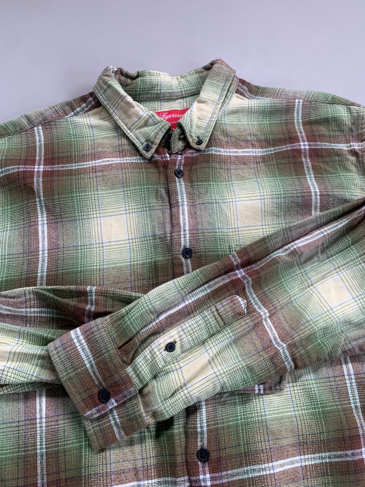 Large Supreme Shadow Plaid Flannel