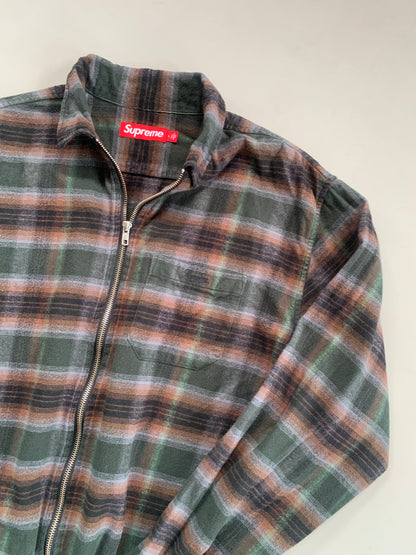 Large Supreme Shadow Plaid Full Zip