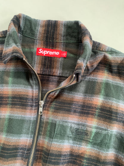 Large Supreme Shadow Plaid Full Zip