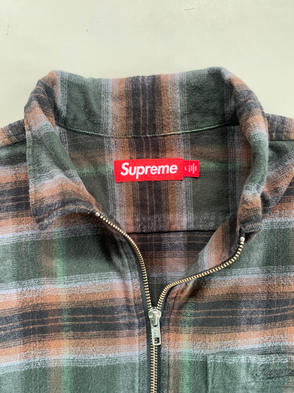 Large Supreme Shadow Plaid Full Zip