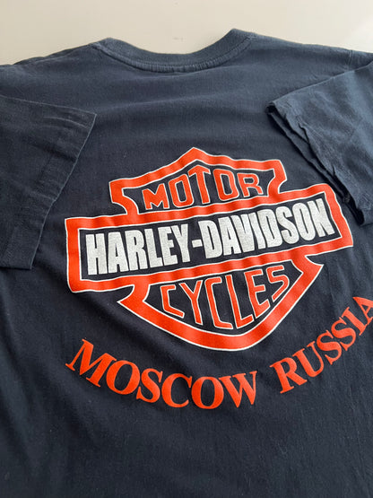 Medium 90s Harley Davidson Russia T-shirt