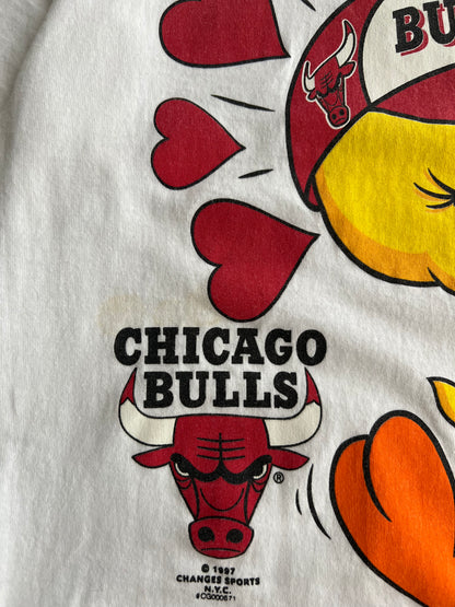 Large 1997 Chicago Bulls Tweetie Bird T-shirt