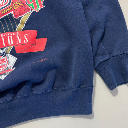 1991 Atlanta Braves National League Champions Crewneck Sweatshirt
