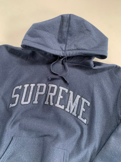 Large Navy Supreme Metallic Arc Sweatshirt
