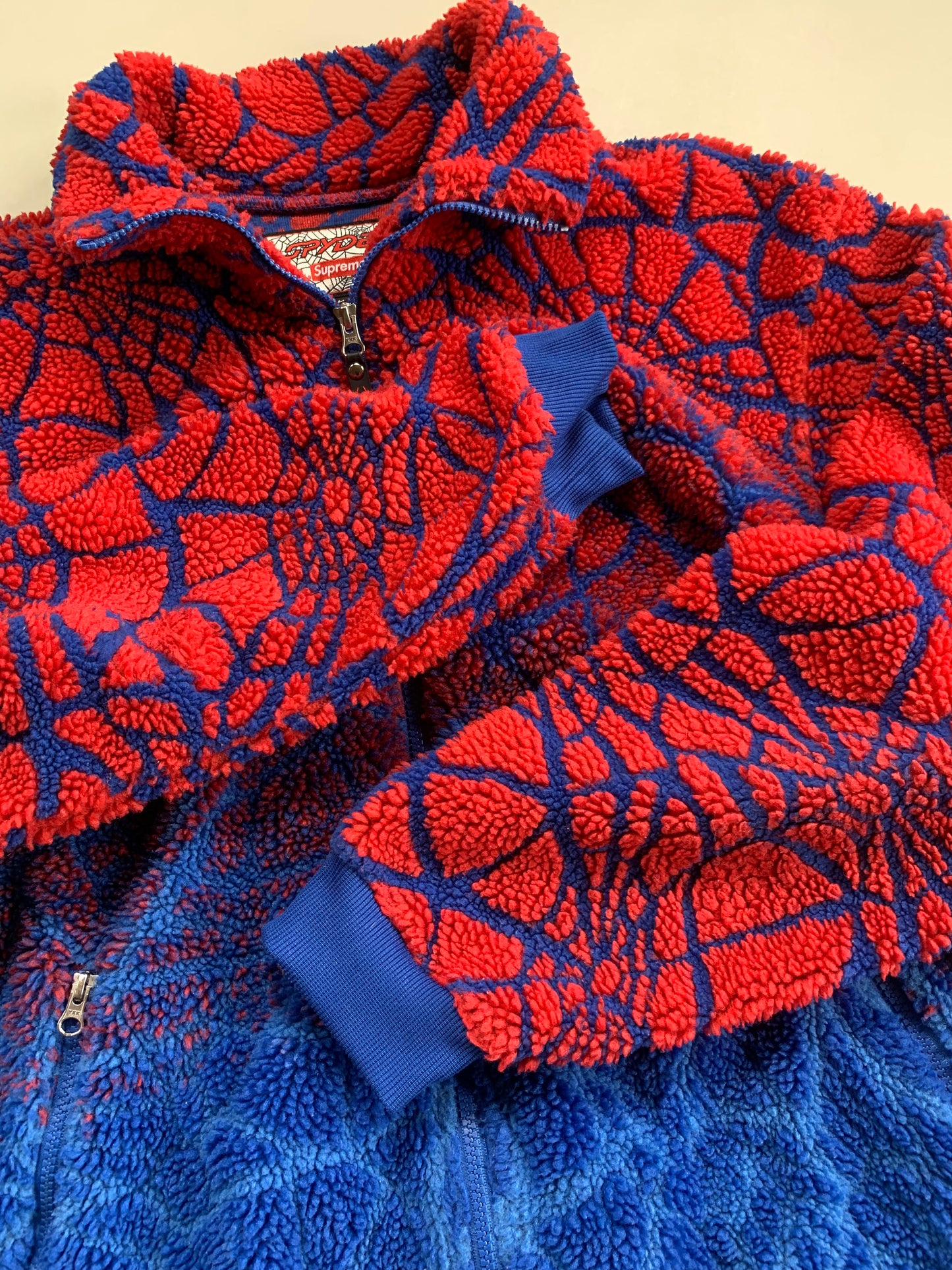 Large Supreme x Spyder Spider-Man Fleece