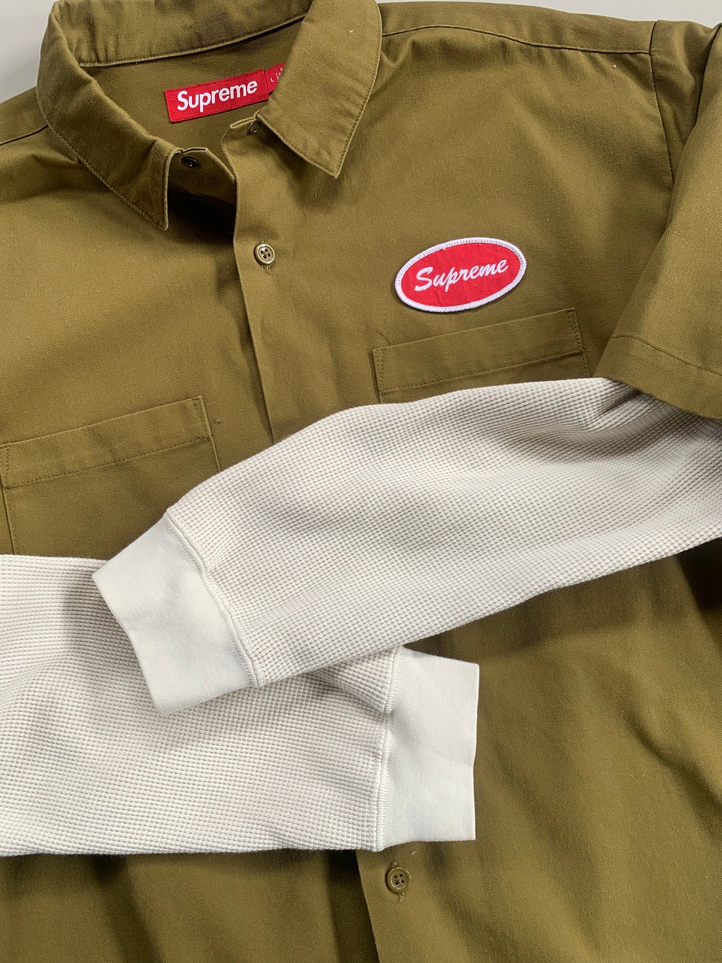 Large Supreme Thermal Work Shirt