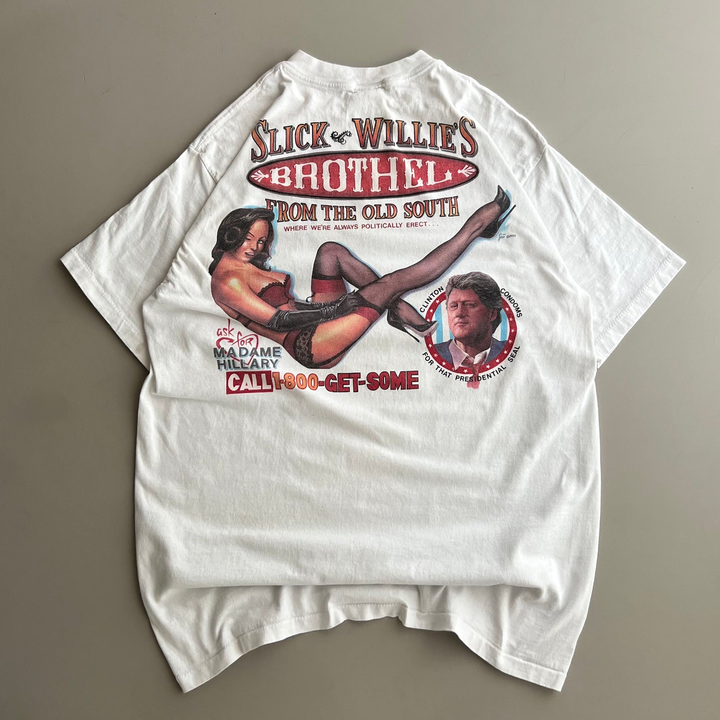 XL 90s Slick Willie Bill Clinton T-shirt