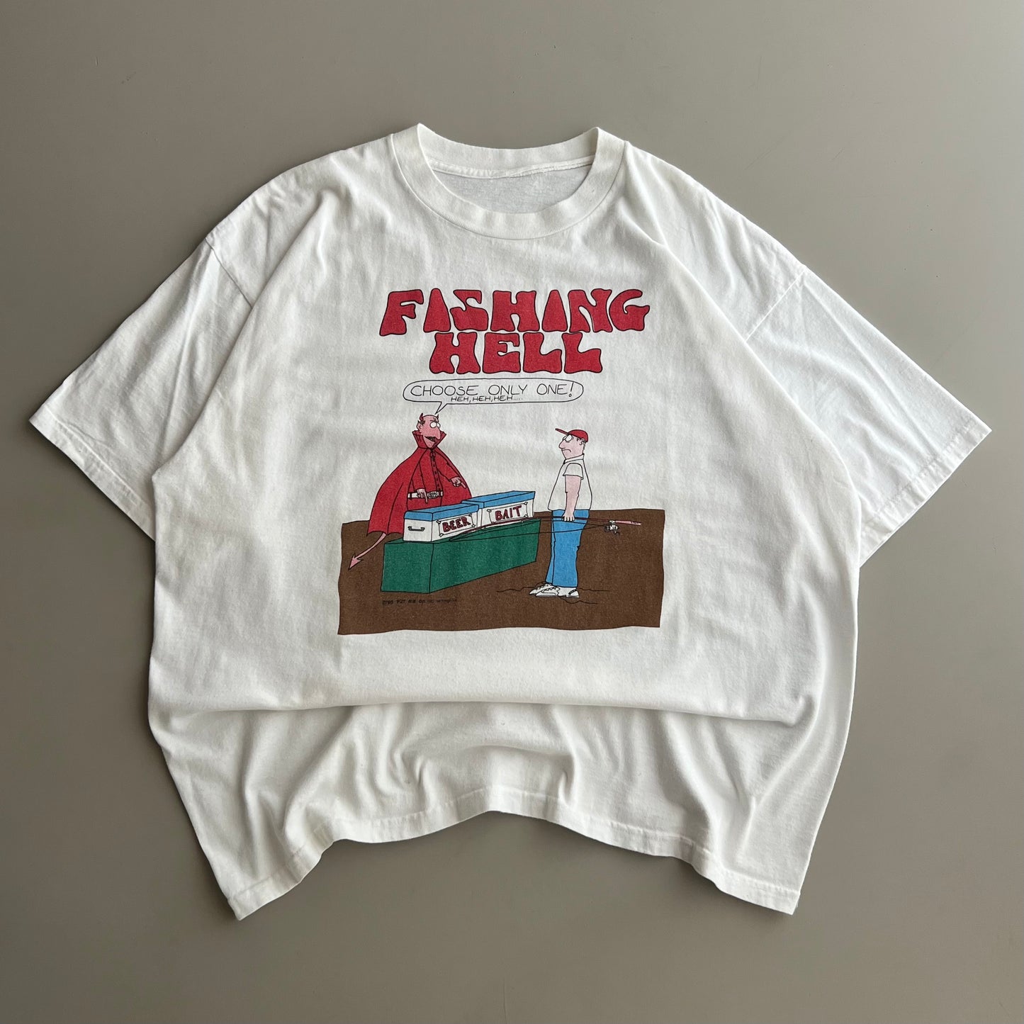 XL 2000s Fishing Hell T-shirt