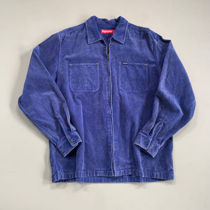 Large Supreme Washed Corduroy Full Zip