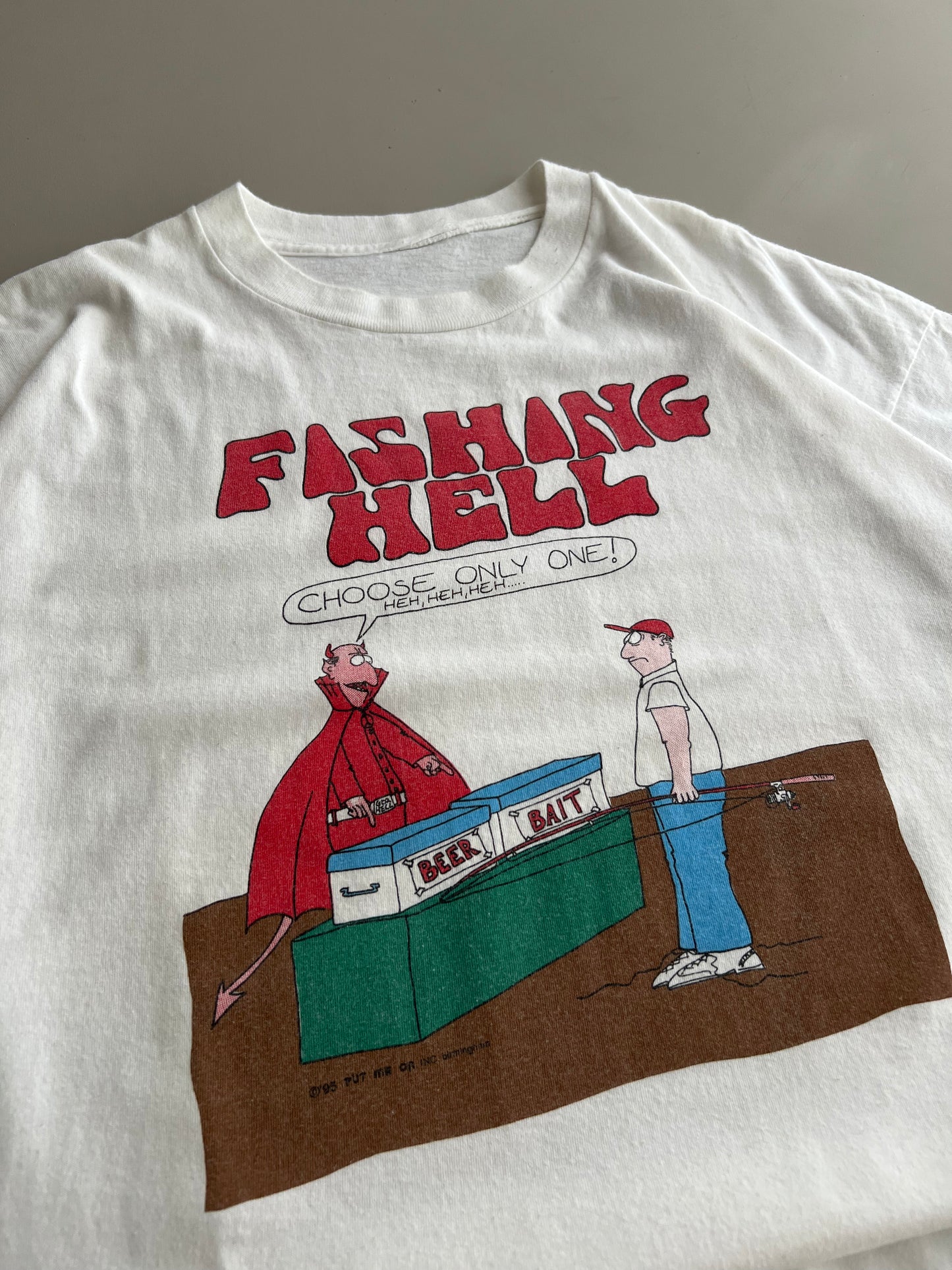 XL 2000s Fishing Hell T-shirt
