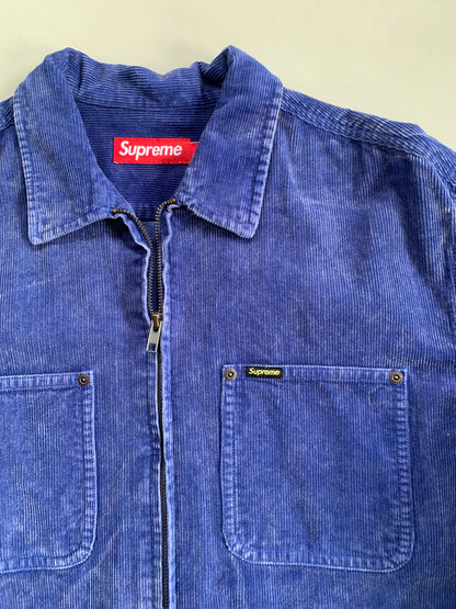 Large Supreme Washed Corduroy Full Zip