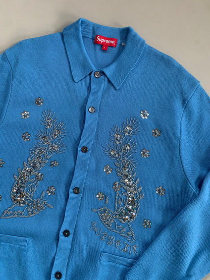 Large Supreme Beaded Applique Cardigan