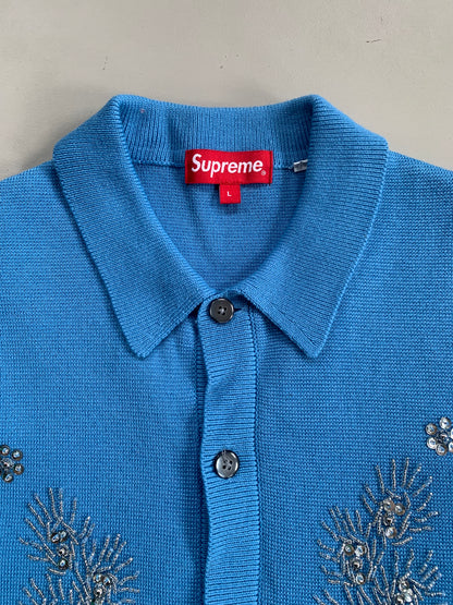 Large Supreme Beaded Applique Cardigan