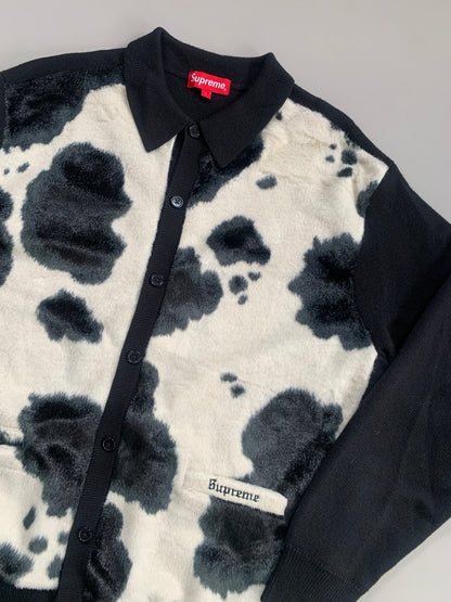 Large Supreme Cow Print Cardigan