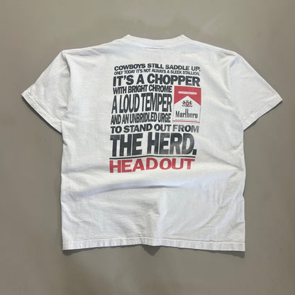 Large 1990s Marlboro Head Out T-shirt