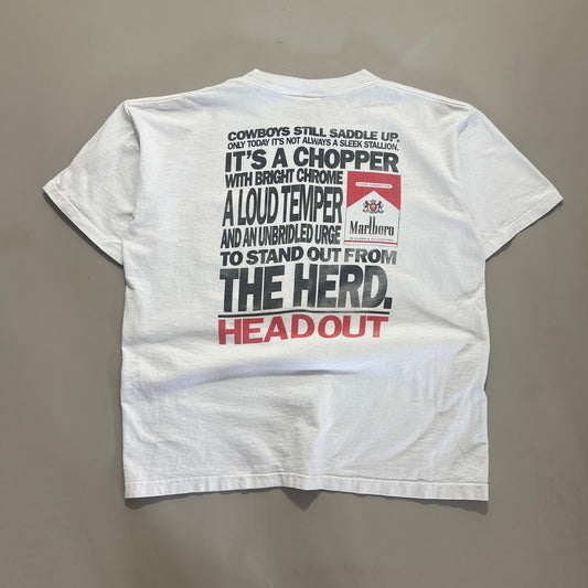 Large 1990s Marlboro Head Out T-shirt